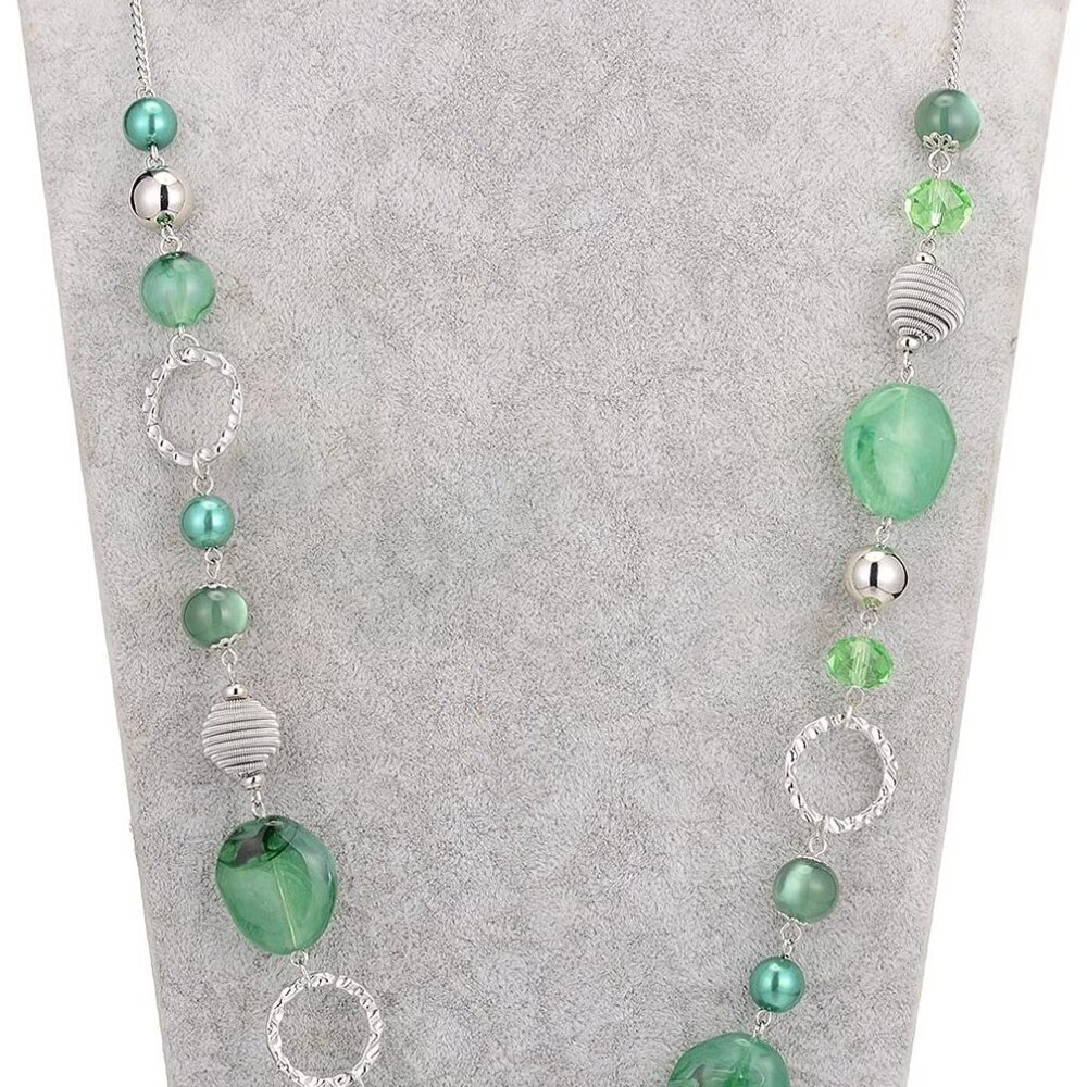 Long Beaded Necklaces For Women - Sweater Chain Fashion Jewelry Necklace Gifts F - Picture 5 of 6